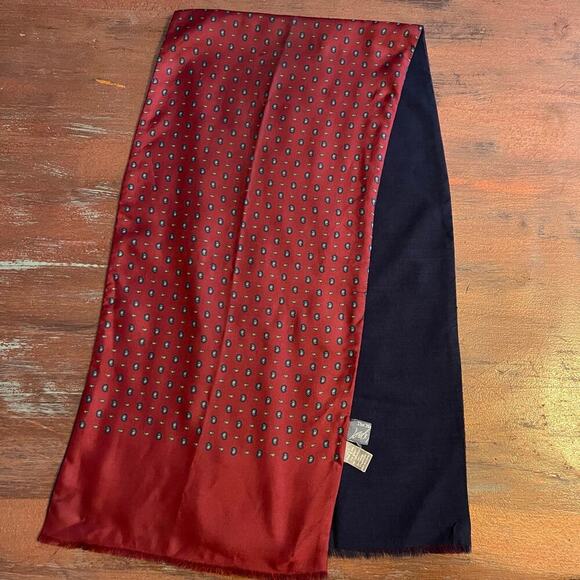 Lord & Taylor Vintage Wool Silk Scarf - Picture 1 of 9